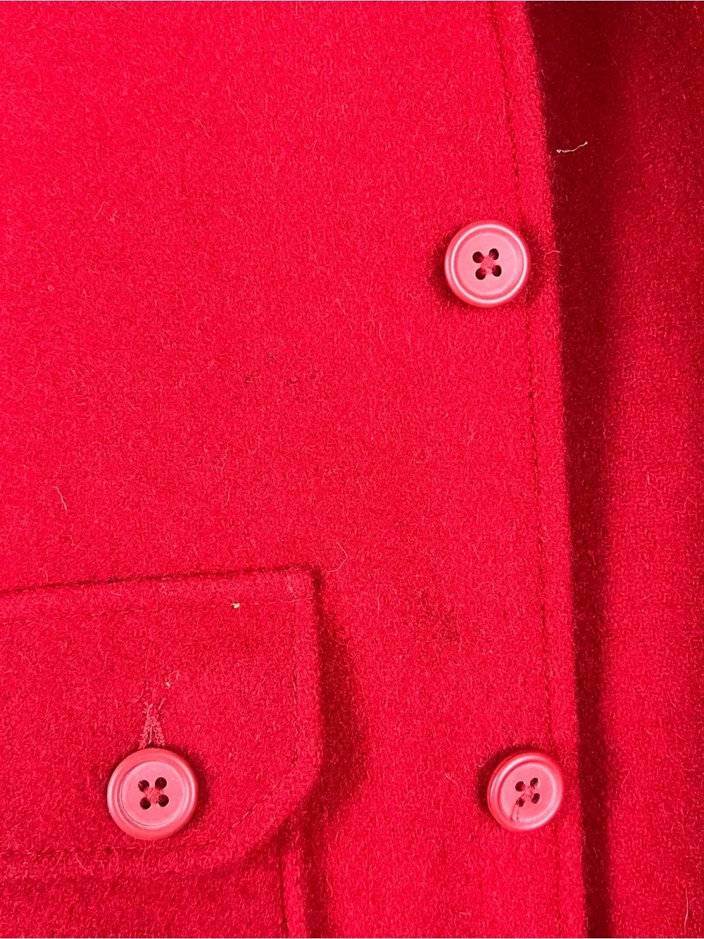 Vintage 70's BSA Boy Scout Of America Official Red Wool Jacket Size 46 Mens